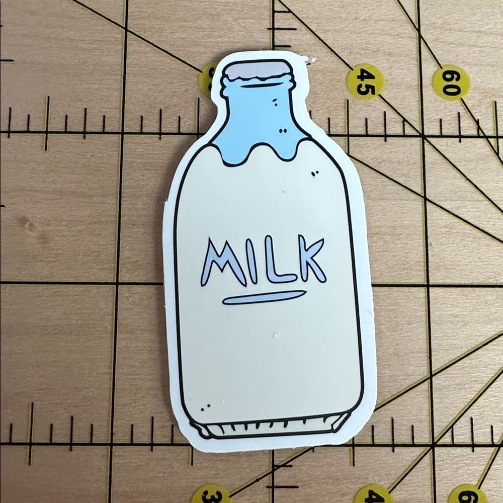 💜13/$13 +Bundle Sticker Sale| Milk Dairy Beverage Waterproof Sticker